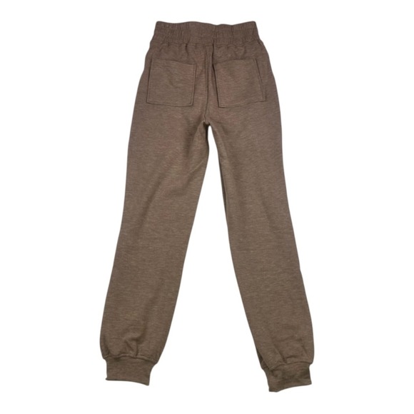 Moon River NWT Fleece Lined Tassel Jogger Neutral Brown XS - Picture 3 of 15